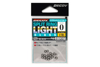 Decoy R-1 Split Ring Black #0 20szt