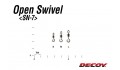 Decoy SN-7 Open Swivel M 7szt 