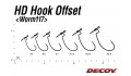 Decoy Worm 117 HD Hook Offset #2/0 4szt 