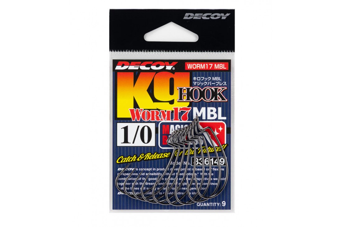 Decoy Worm 17 MBL Magic Barbless #2/0 8szt
