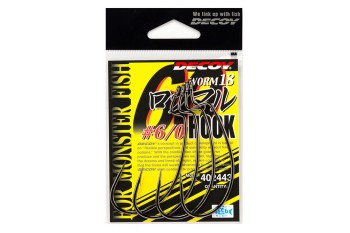 Decoy Worm 18 Roku-Maru Hook #6/0 4szt