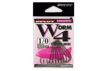 Decoy Worm 4 Strong Wire #1/0 9szt