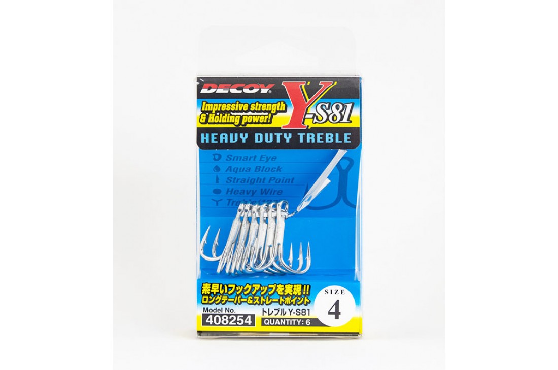 Decoy Treble Y-S81 #6 6szt