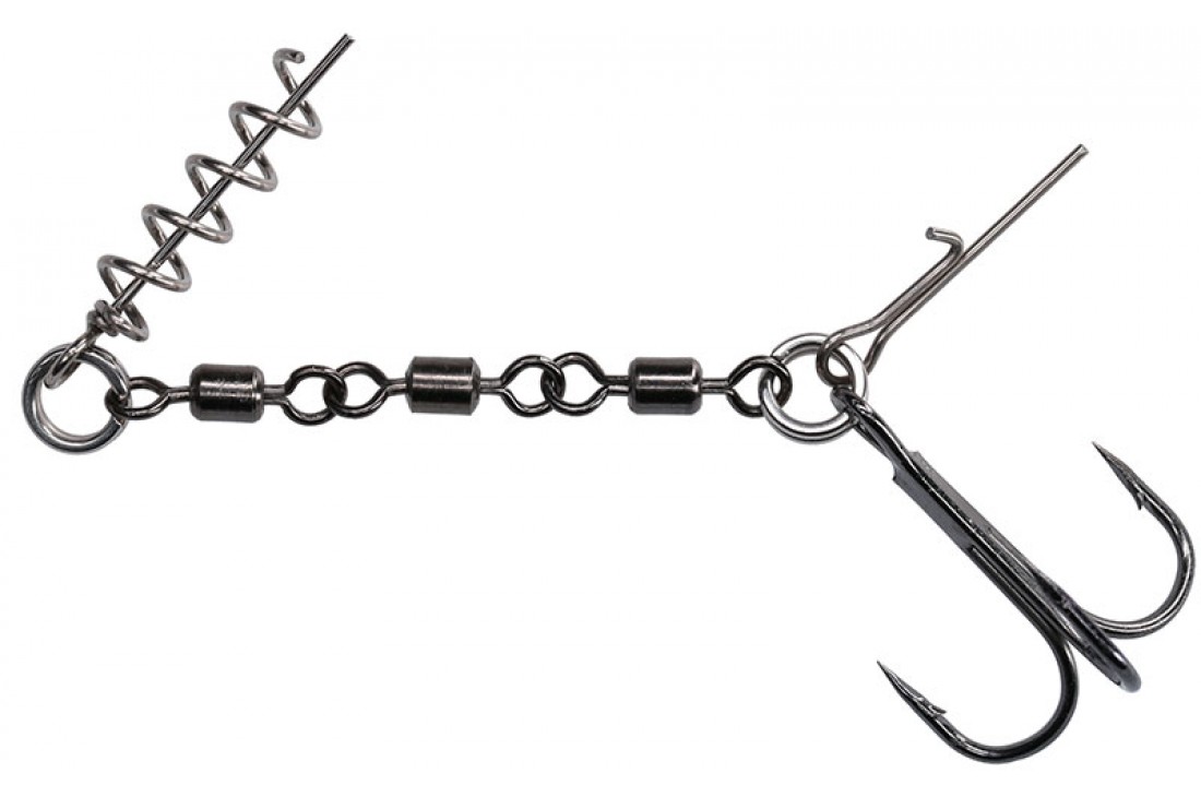 Mikado Dozbrojka z krętlików Mikado JAWS EVO Stinger 30kg roz 1/0