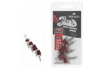 Mikado Wkręt do przynęt JAWS QUICK CHANGE SPIRAL MIX 4.7cm 4szt