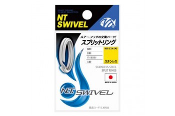 NT Swivel Split Ring 222 Stainless #0 20szt