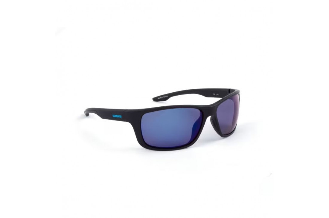 Shimano Okulary Polaryzacyjne Antares Matte Black & Blue Mirror