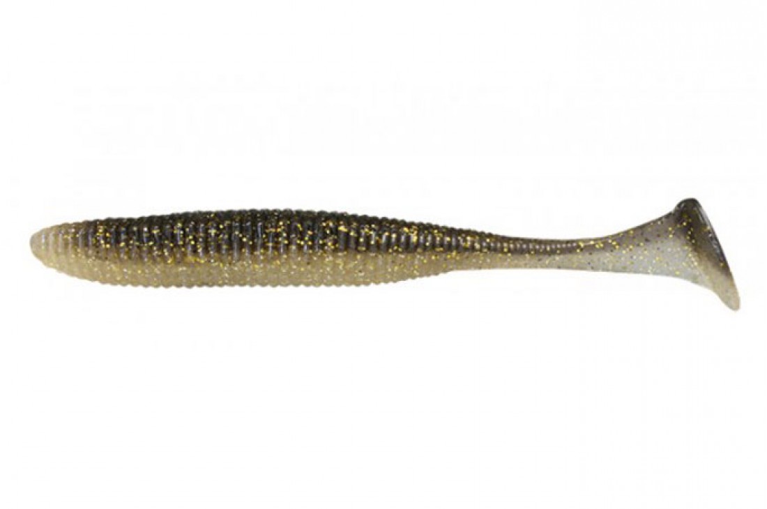 Jackall Rhythm Wave 4.8 Gold & Black Shad