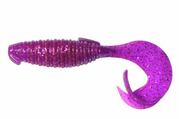 KEITECH Flapper Grub 4 LT#33 Purple Chameleon Silver FLK