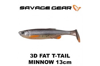 3D Fat Minnow T-tail 13cm