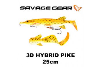 3D Pike Hybrid 25cm