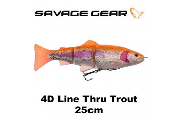 4D Line Thru Trout 25cm