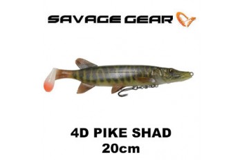 4D Pike Shad 20cm
