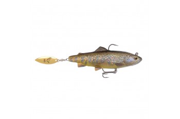 Savage Gear 4D Trout Spin Shad 11cm 40g Dark Brown Trout