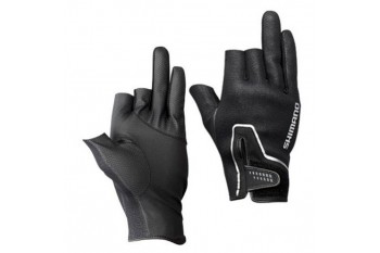Shimano rękawiczki 3 palce L Black 