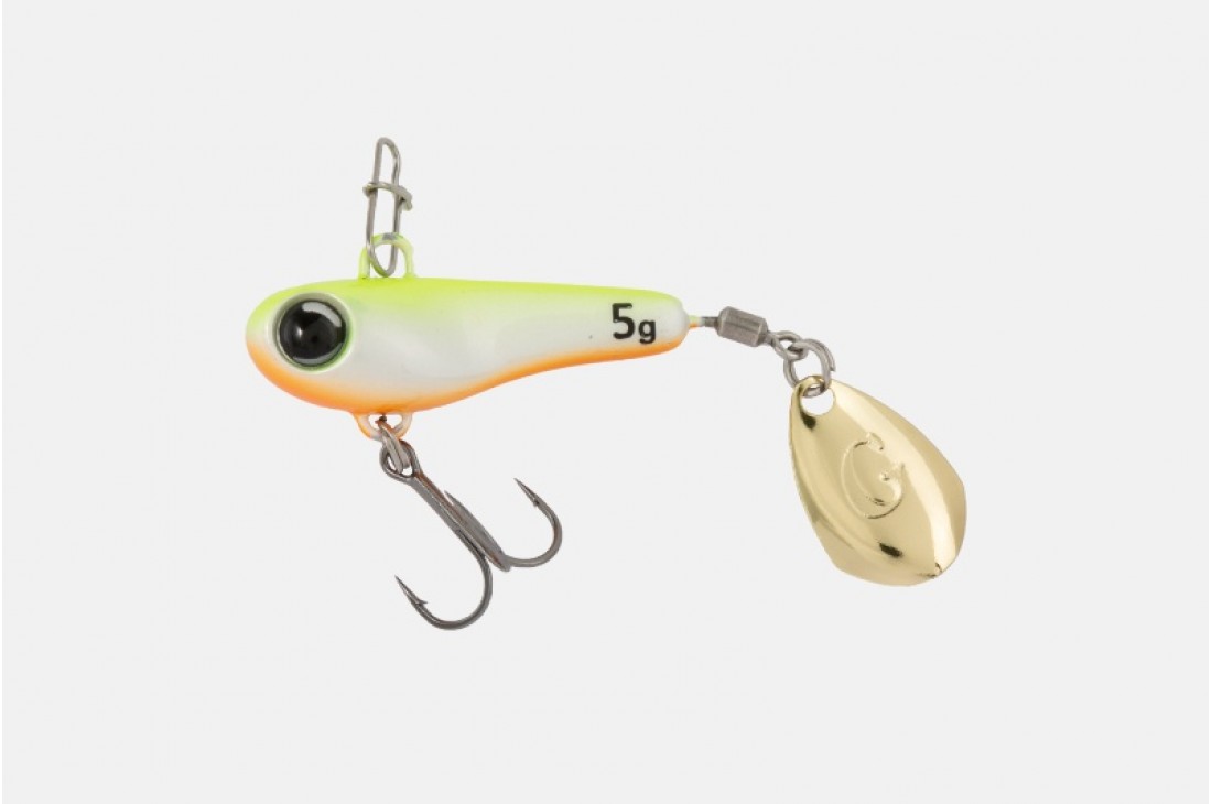 Jackall Goodmeal Spin 7g  Yellow Chart