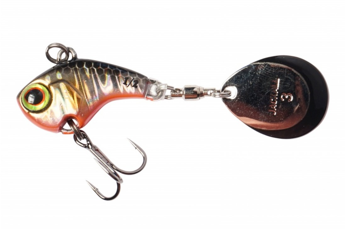 Jackall Deracoup 14g HL Silver & Black Red Belly