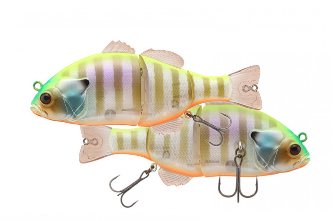Jackall Chibitarel Dead Rise 130F Chartreuse Back Bluegill