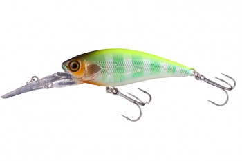 Jackall D-Bill Shad 55MR Pol Chartreuse Back Bluegill