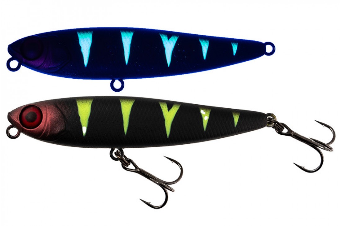 JACKALL Chubby Pencil 55F UV Mat Black Perch