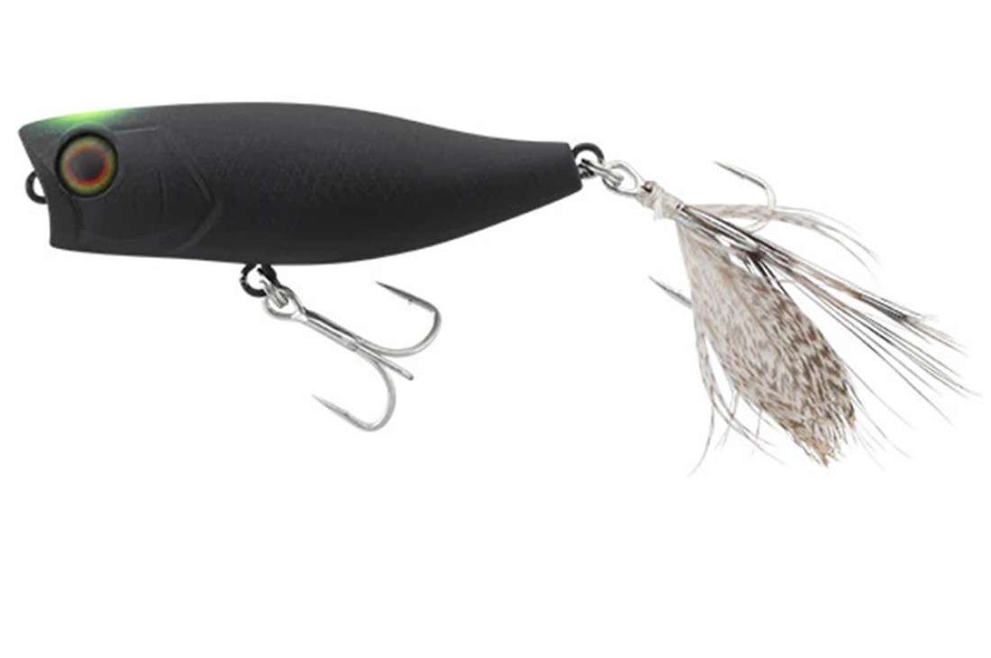 Jackall Chubby Popper 42F Sight Mat Black
