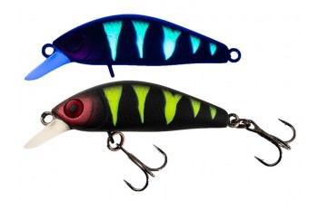 JACKALL Chubby Minnow 35SP UV Mat Black  Perch