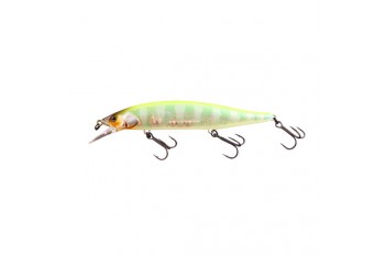 Jackall RV Minnow 110SP Pol Chartreuse Back Bluegill