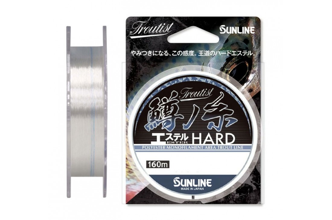 SUNLINE Troutist Masu No Ito Ester Hard #0.4 2lb Clear 160m