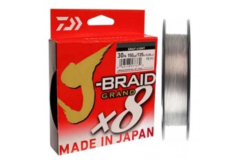 DAIWA J-Braid Grand X8 #1.5 0.18mm 28lb 12.5kg 135m Gray Light