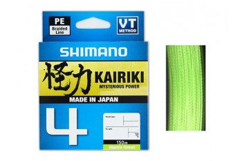 Shimano Kairiki 4 0.10mm 6.8kg 150m Mantis Green