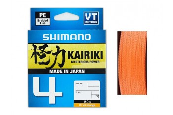 Shimano Kairiki 4 0.06mm 4.4kg 150m Hi-Vis Orange
