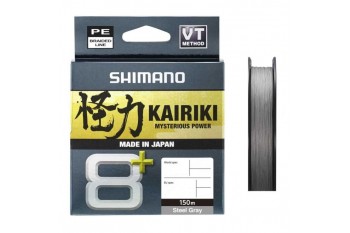 Shimano Kairiki 8+ 0.13mm 150m 8.3kg Steel Gray